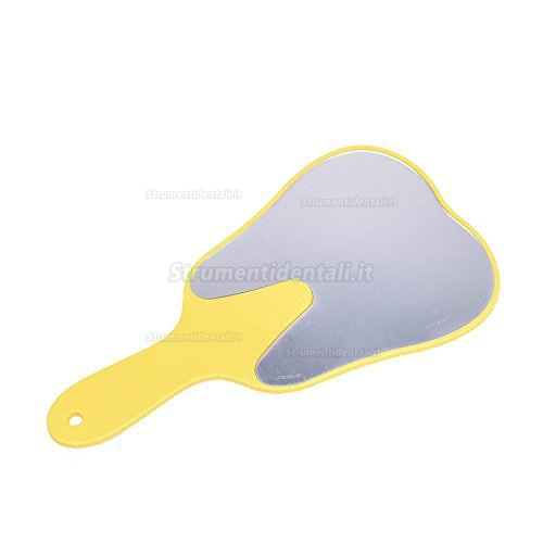 5 pz ufficio Molare tooth-shaped paziente Face specchi plastica decorazione diversi colori